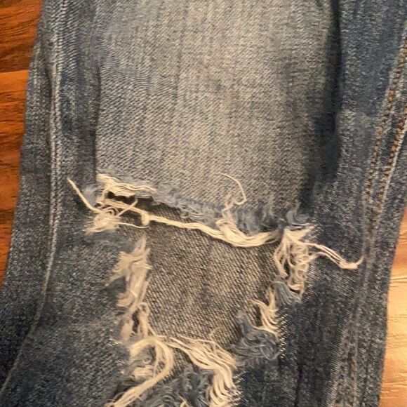 Rag & Bone Distressed Blue Denim Ripped Boyfriend Jeans Casual Contemporary - Picture 11 of 14